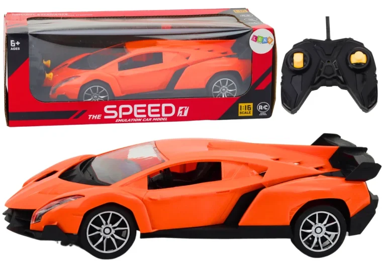 Sportski Automobil Na Daljinsko Upravljanje Narančasti Rc Automobil 1:16 1