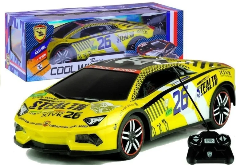 Sportski Automobil Na Daljinsko Upravljanje, žuti, 1:14, 34 Cm 7