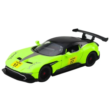 Sportski Automobil Sa Svjetlima Za Povlačenje Unatrag Zvuči Zeleno 1:22 2