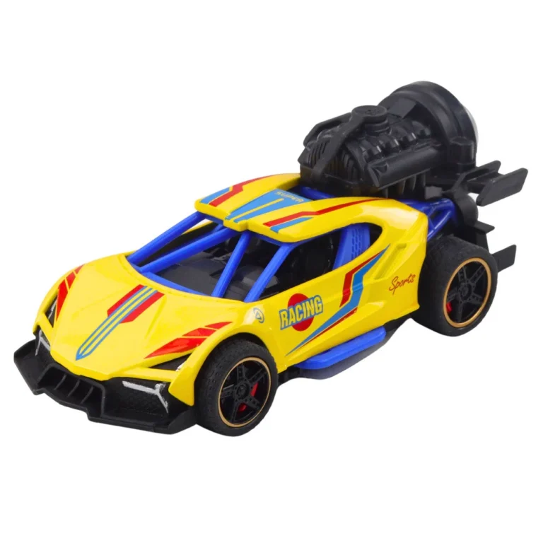 Sportski Automobil Sa Svjetlima, Zvukovima I Efektom Dima, Miks 1:36 2