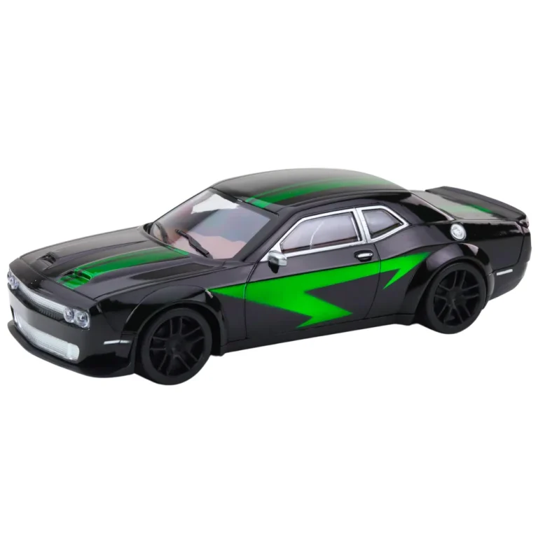 Sportski Automobil, Sjajna Karoserija, Crno Zelena 2