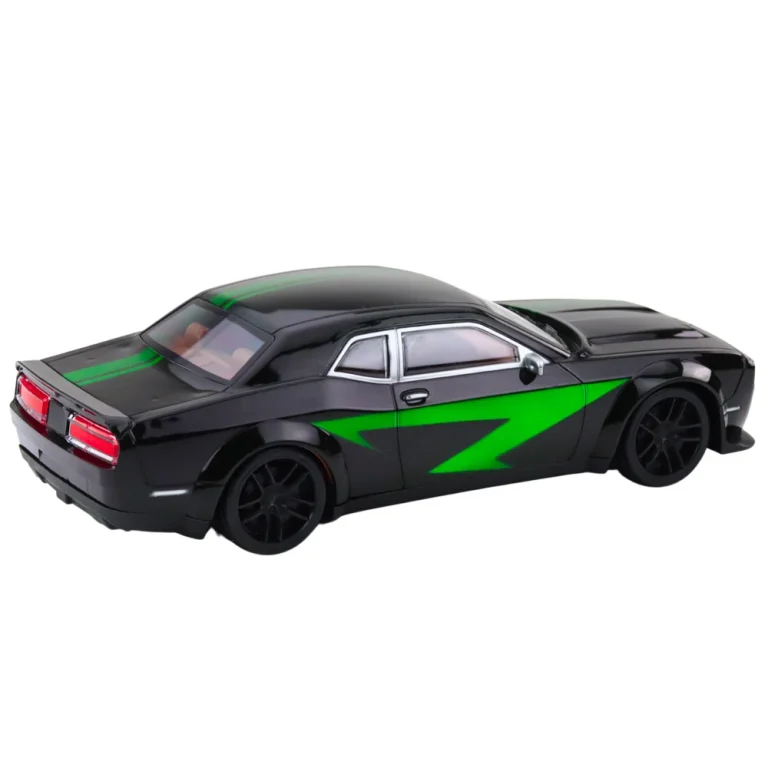 Sportski Automobil, Sjajna Karoserija, Crno Zelena 3