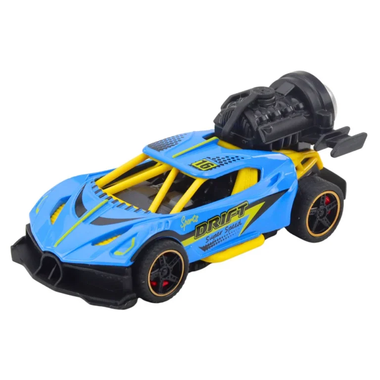 Sportski Automobil, Svjetla, Zvukovi I Efekt Dima, Mix Boja, 13,5 × 5,5 × 6,5 Cm 5