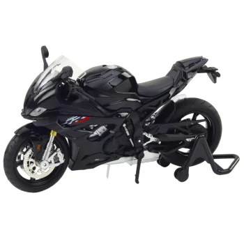 Sportski Motocikl Metalna Svjetla Zvuci Crno S1000 1:12 2