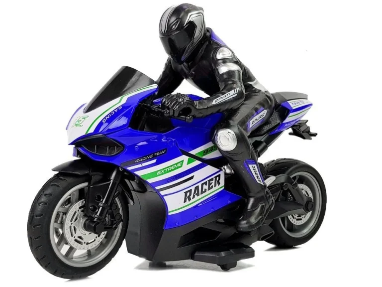 Sportski Motocikl R/c 2.4g 1:10 Domet 35 M, Plavi 2