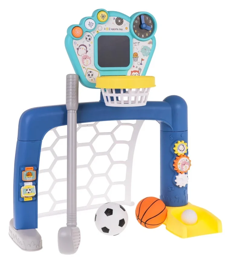 Sportski Set 3 U 1 Nogomet Košarka Golf 18 Mj.+ 2