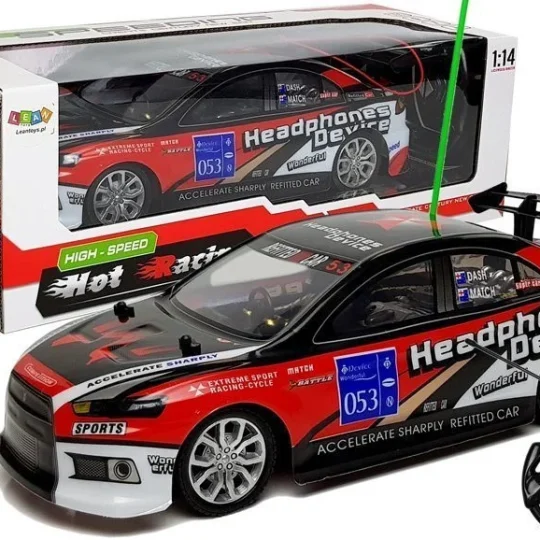 Sportski Trkaći Automobil Na Daljinsko Upravljanje R/c 27mhz Crveni 1