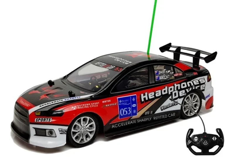Sportski Trkaći Automobil Na Daljinsko Upravljanje R/c 27mhz Crveni 2