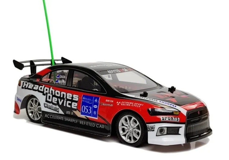 Sportski Trkaći Automobil Na Daljinsko Upravljanje R/c 27mhz Crveni 4