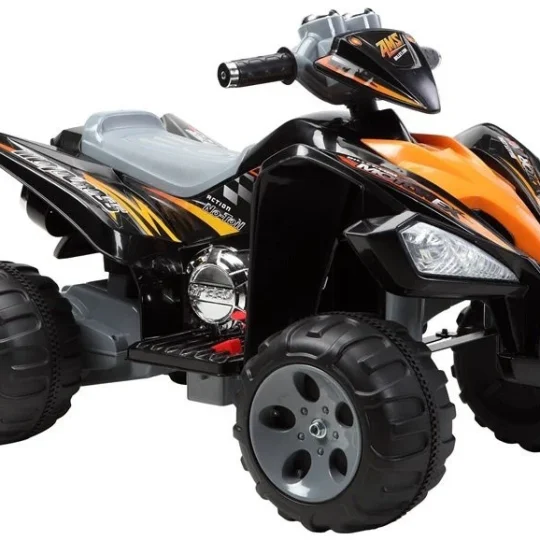 Srednji Quad Crni Električno Vozilo Za Vožnju Quad Na Akumulator 1