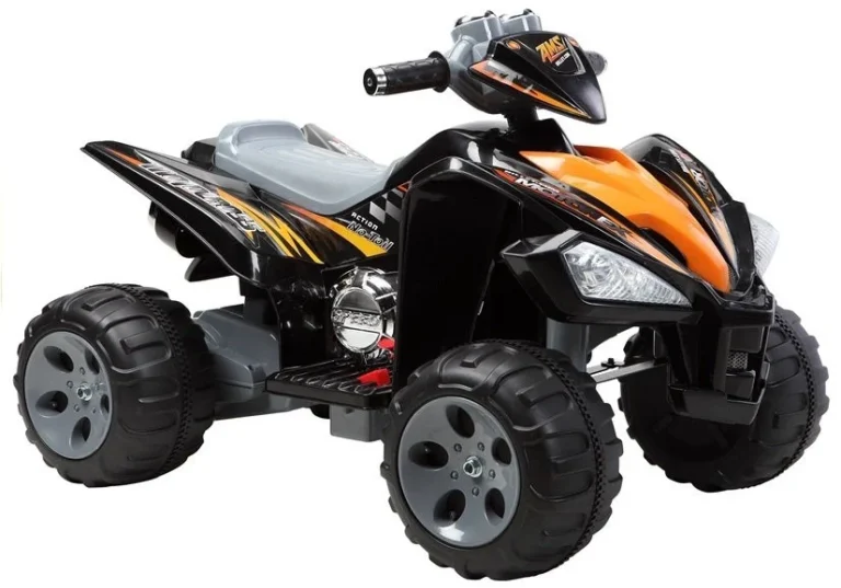 Srednji Quad Crni Električno Vozilo Za Vožnju Quad Na Akumulator 1