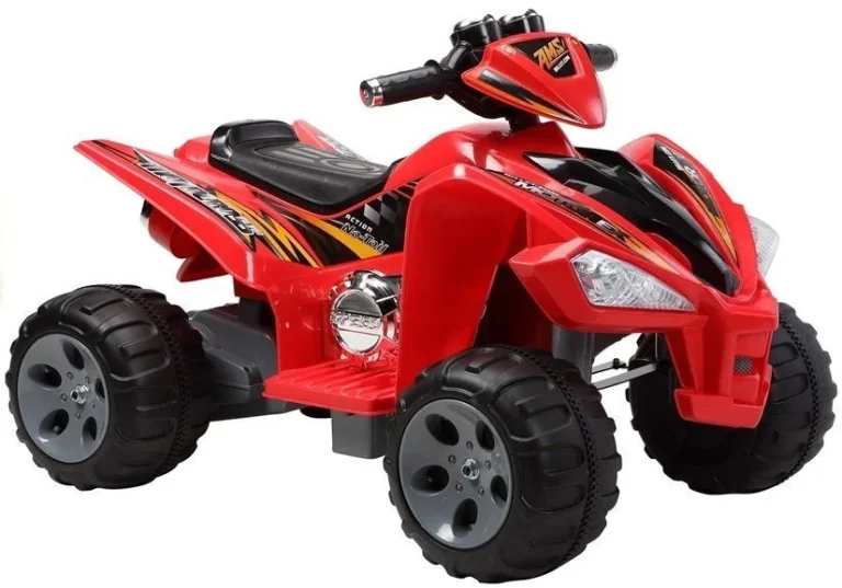 Srednji Quad Crveni Električno Vozilo Za Vožnju Quad Na Akumulator 1