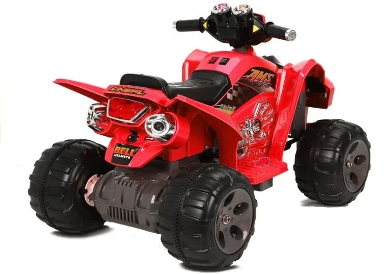Srednji Quad Crveni Električno Vozilo Za Vožnju Quad Na Akumulator 5