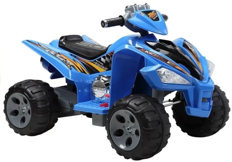 Srednji Električni Quad Na Akumulator, Plavi 1