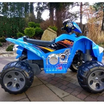 Srednji Električni Quad Na Akumulator, Plavi 11