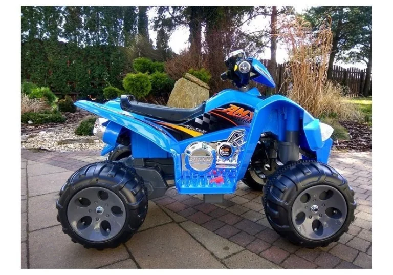 Srednji Električni Quad Na Akumulator, Plavi 11