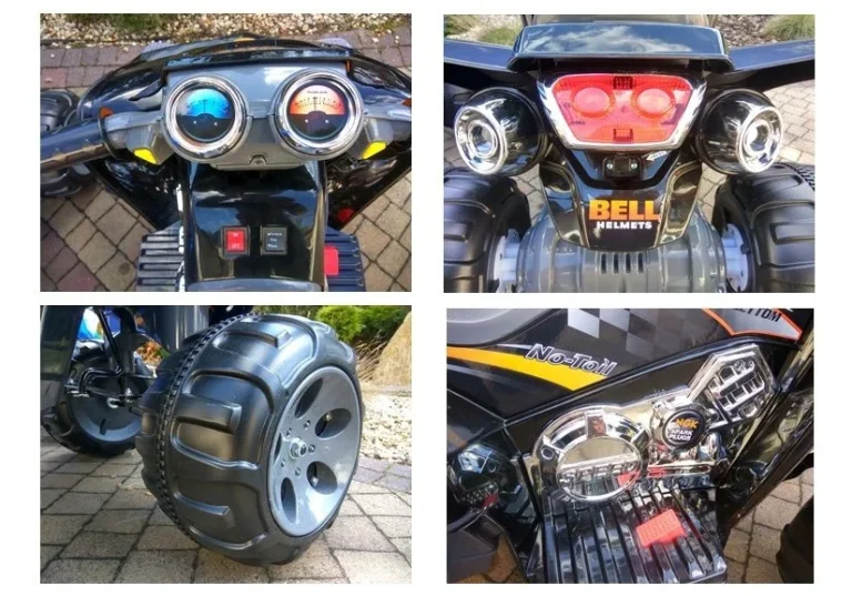 Srednji Električni Quad Na Akumulator, Plavi 12