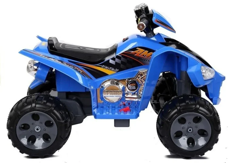 Srednji Električni Quad Na Akumulator, Plavi 2