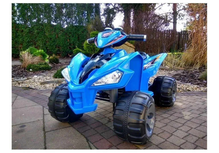 Srednji Električni Quad Na Akumulator, Plavi 9