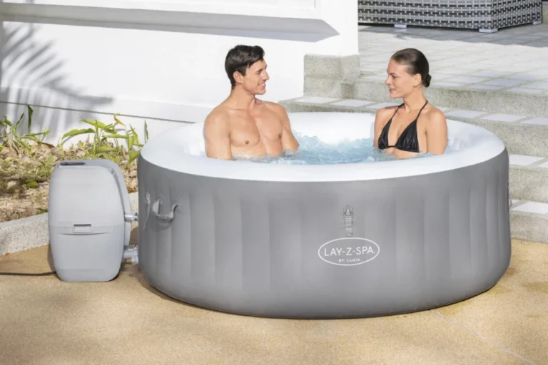St. Lucia Lay Z Spa Bestway Napuhavajuća Hidromasažna Kada Za 3 Osobe + Pumpa + Filter + Navlaka 6