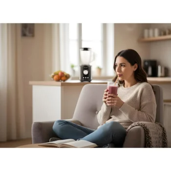 Stakleni Blender Za Smoothieje, Koktele, Drobljenje Leda, 1,5 L, 800 W, Bd 751, Berdsen, Crni 9