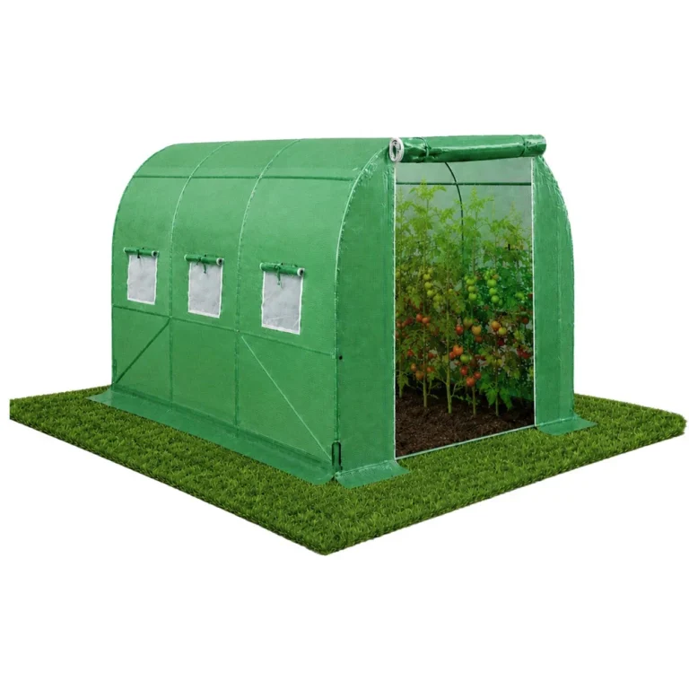 Staklenik Za Povrće, Zeleni Uv Prozori, 3,5x2x2m, 7m² 2