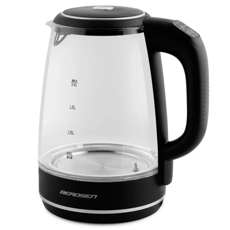 Stakleno Kuhalo Za Vodu Berdsen Bd 702, 2 L, Crno 2