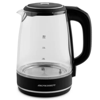 Stakleno Kuhalo Za Vodu Berdsen Bd 702, 2 L, Crno 3