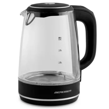 Stakleno Kuhalo Za Vodu Berdsen Bd 702, 2 L, Crno 4