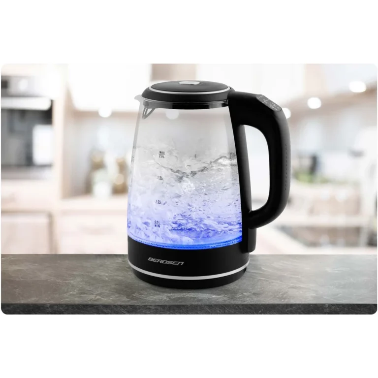 Stakleno Kuhalo Za Vodu Berdsen Bd 702, 2 L, Crno 8