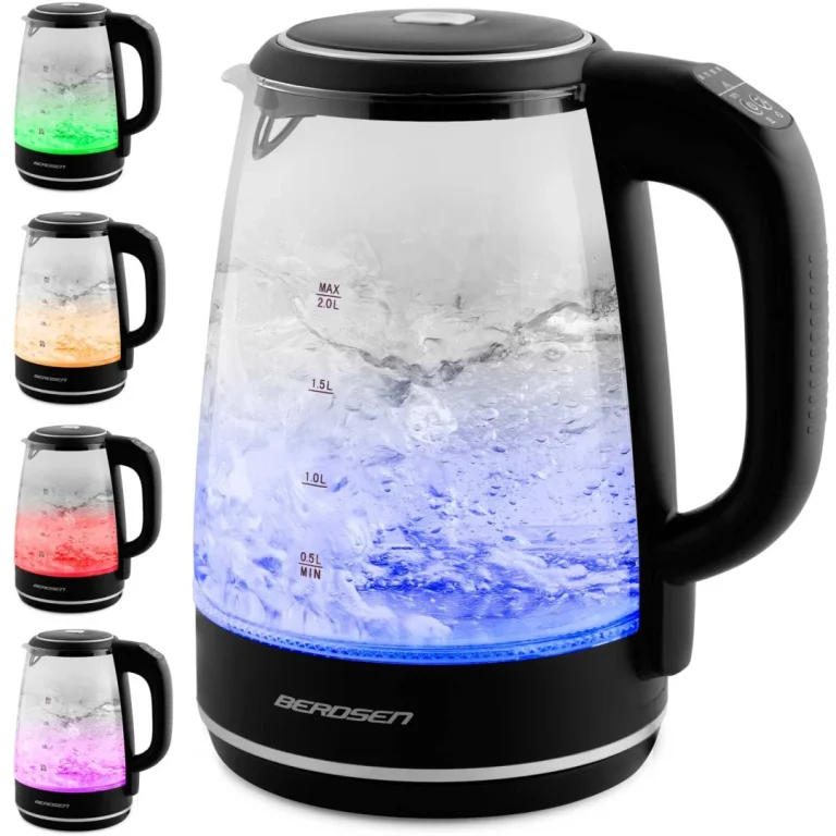 Stakleno Kuhalo Za Vodu Berdsen Bd 702, 2 L, Crno 9