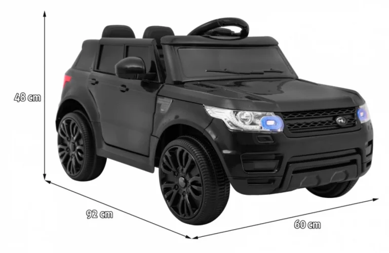 Start Run Automobil Na Akumulator Crni + Daljinski Upravljač + Sigurni Suv, Crna 2