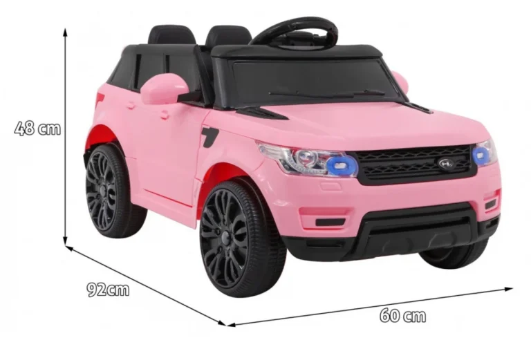 Start Run Automobil Na Baterije Rozi Suv + Daljinski Upravljač + Sigurnosne Značajke 2