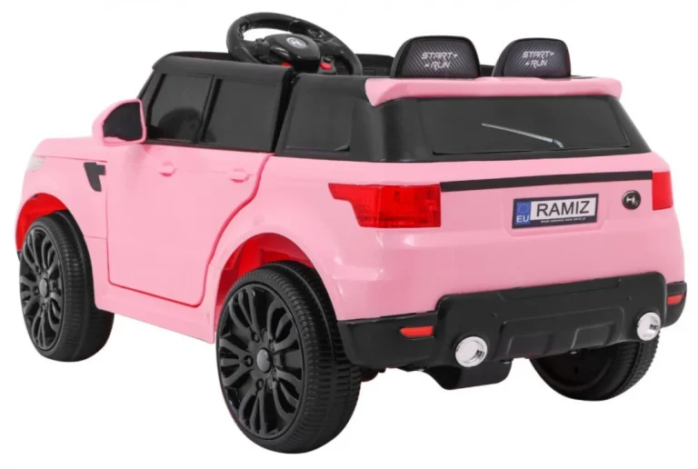 Start Run Automobil Na Baterije Rozi Suv + Daljinski Upravljač + Sigurnosne Značajke 5