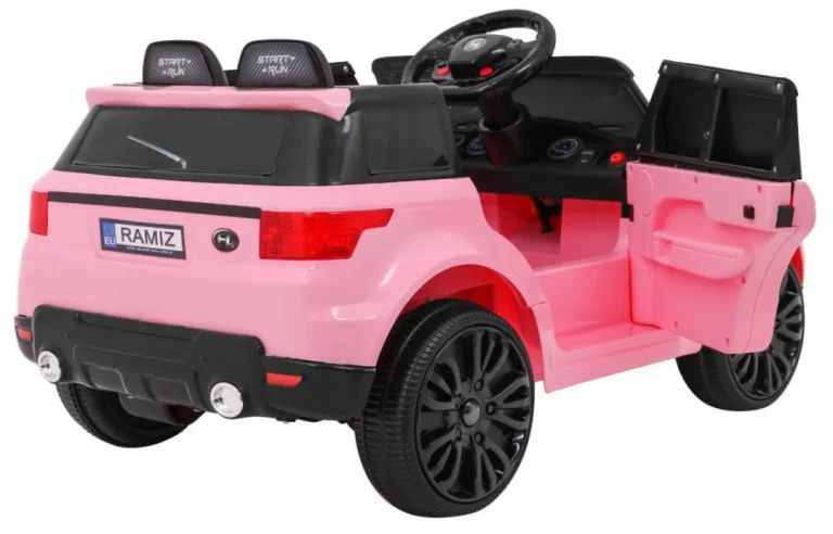 Start Run Automobil Na Baterije Rozi Suv + Daljinski Upravljač + Sigurnosne Značajke 8