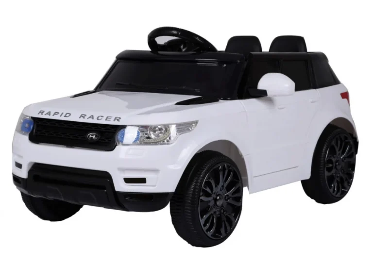 Start Run Automobil Na Baterije, Bijeli Suv + Daljinski Upravljač, Bijela 1