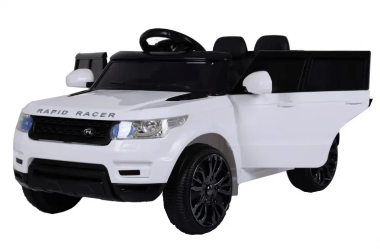 Start Run Automobil Na Baterije, Bijeli Suv + Daljinski Upravljač, Bijela 4