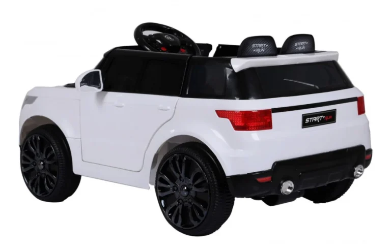 Start Run Automobil Na Baterije, Bijeli Suv + Daljinski Upravljač, Bijela 6