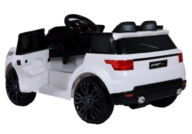 Start Run Automobil Na Baterije, Bijeli Suv + Daljinski Upravljač, Bijela 7