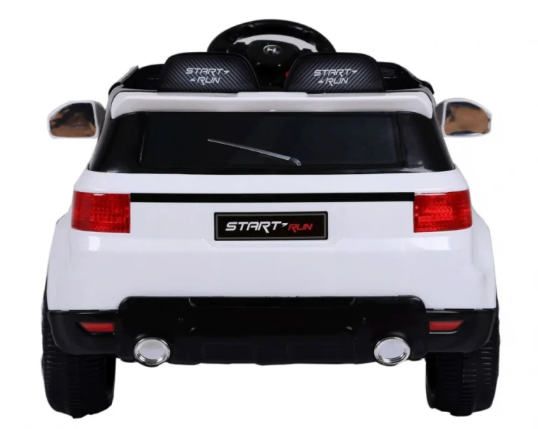 Start Run Automobil Na Baterije, Bijeli Suv + Daljinski Upravljač, Bijela 8