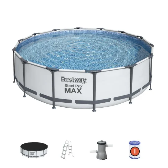 Steel Pro Max Bazen S Okvirom 427x107cm 14ft Bestway 5u1 + Pribor 1