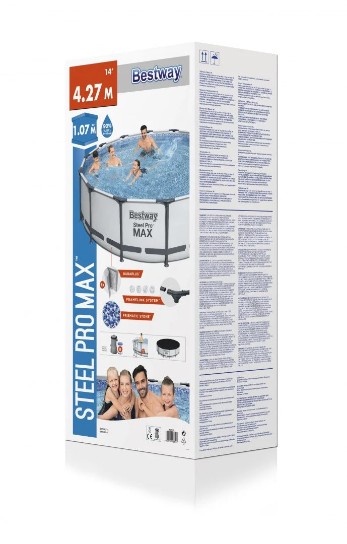 Steel Pro Max Bazen S Okvirom 427x107cm 14ft Bestway 5u1 + Pribor 8