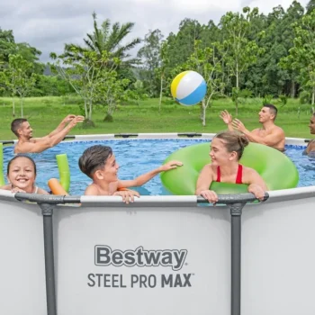Steel Pro Max Bazen S Okvirom 427x122 Sivi 14ft Bestway 5u1 + Pribor 4