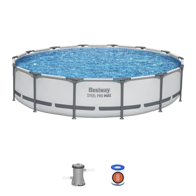 Steel Pro Max Bazen S Okvirom 427x84 14ft Bestway 3u1 + Pumpa + Filter Ii 1