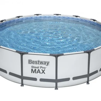 Steel Pro Max Bazen S Okvirom 457x107 Cm, 15 Stopa, Sivi Bestway 5 U 1 + Pribor 3