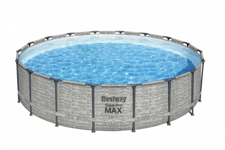 Steel Pro Max Bazen S Okvirom 549x122, Imitacija Kamena, 18 Stopa, Bestway 5 U 1 + Pribor 2