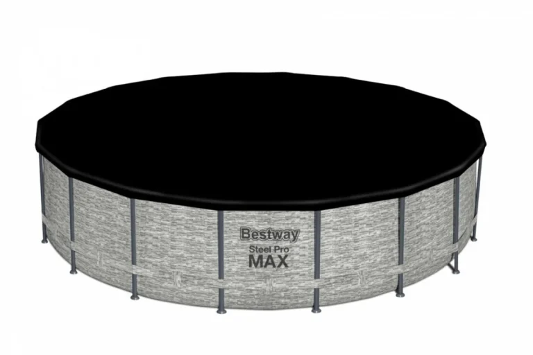 Steel Pro Max Bazen S Okvirom 549x122, Imitacija Kamena, 18 Stopa, Bestway 5 U 1 + Pribor 7