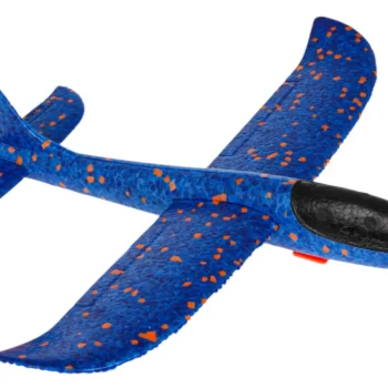 Stiroporni Avion S Ručnim Lanserom Plavi 2