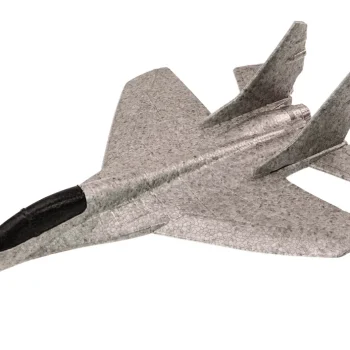 Stiroporni Borbeni Avion S Bacačem Praćki, Sivi 2