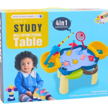 Stol 4u1 Kocke Ribolov I Crtanje Plavi 8